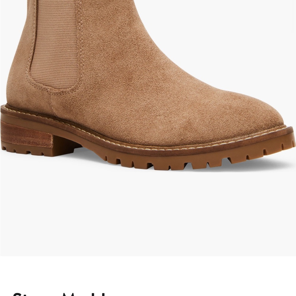 Tan Suede Chelsea Boots